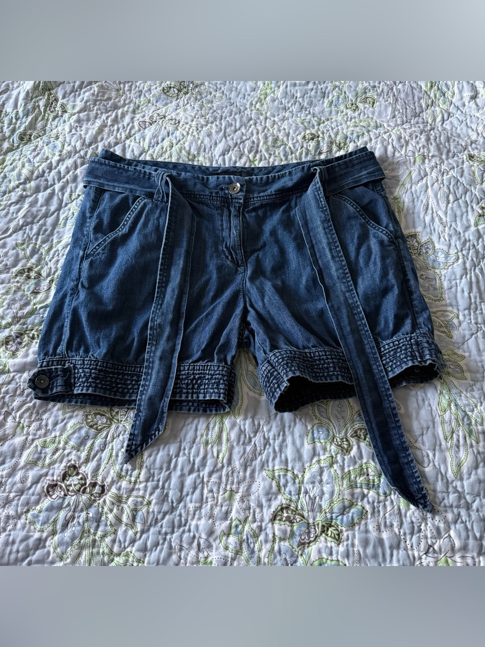 Calvin Klein Blue Cotton Shorts